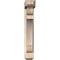 Ekena Millwork Olympic Craftsman Smooth Bracket w/ Offset Brace, Douglas Fir, 5 1/2"W x 22"D x 34"H BKT0604X22X34OLY04SDF - alternate 3